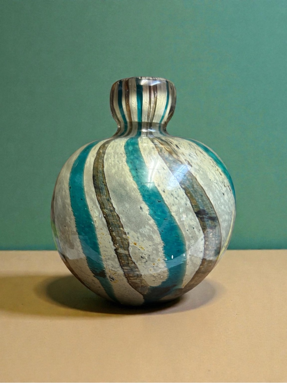 Vintage Excellent Condition Mdina Glass Vase